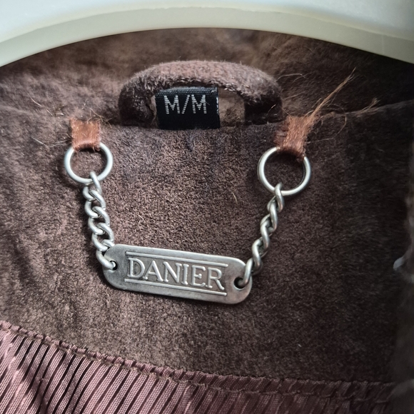 Women's Brown Suede Jacket - Picture 4 of 10